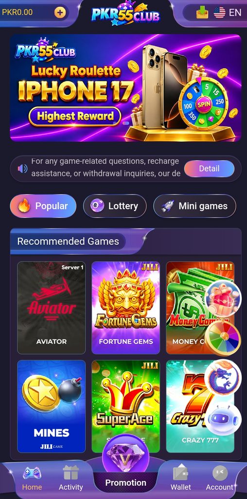 PKR55CLUB Game